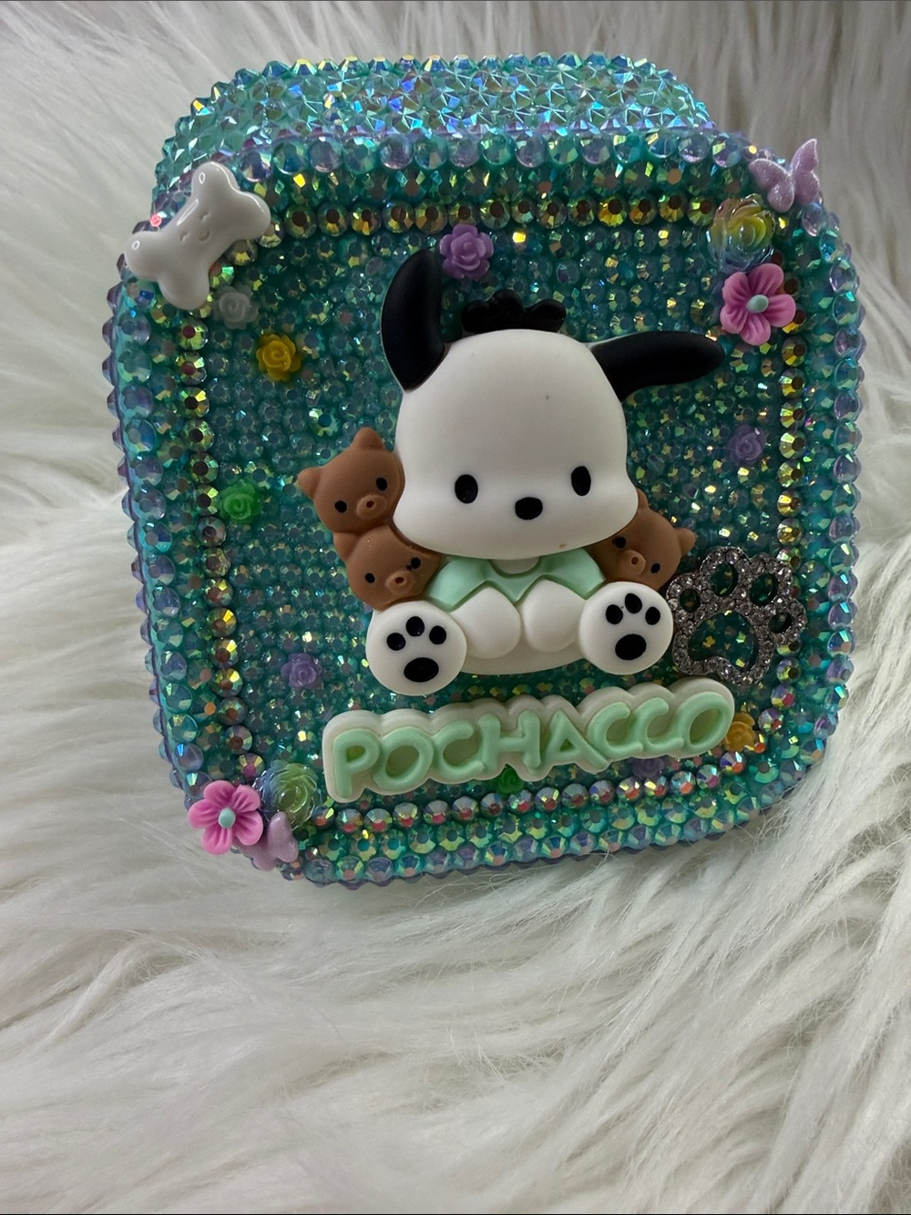Pochaco small jewelry box - Teal